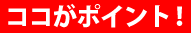 ココがポイント！